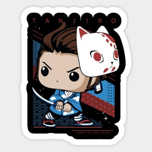 Chibi Funko Tanjiro - Demon Slayer Sticker